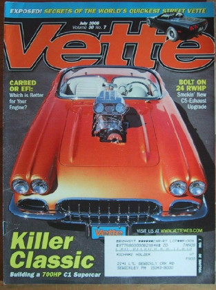 VETTE 2006 JULY - BEST VETTE MILLS, SKIP-SHIFT REMOVED